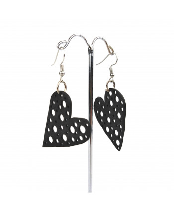 Boucles d'oreilles noires