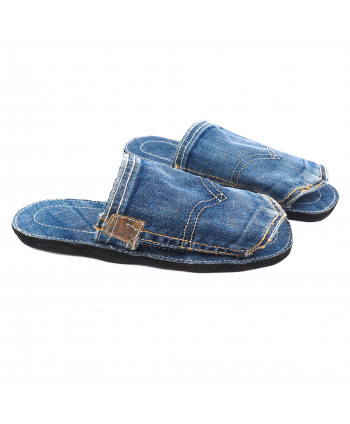 Sandales mules en jeans